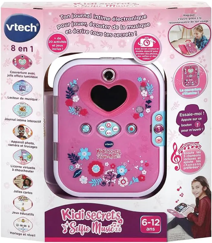 jeu electronique Kidisecrets Selfie Music Vtech rose VTECH