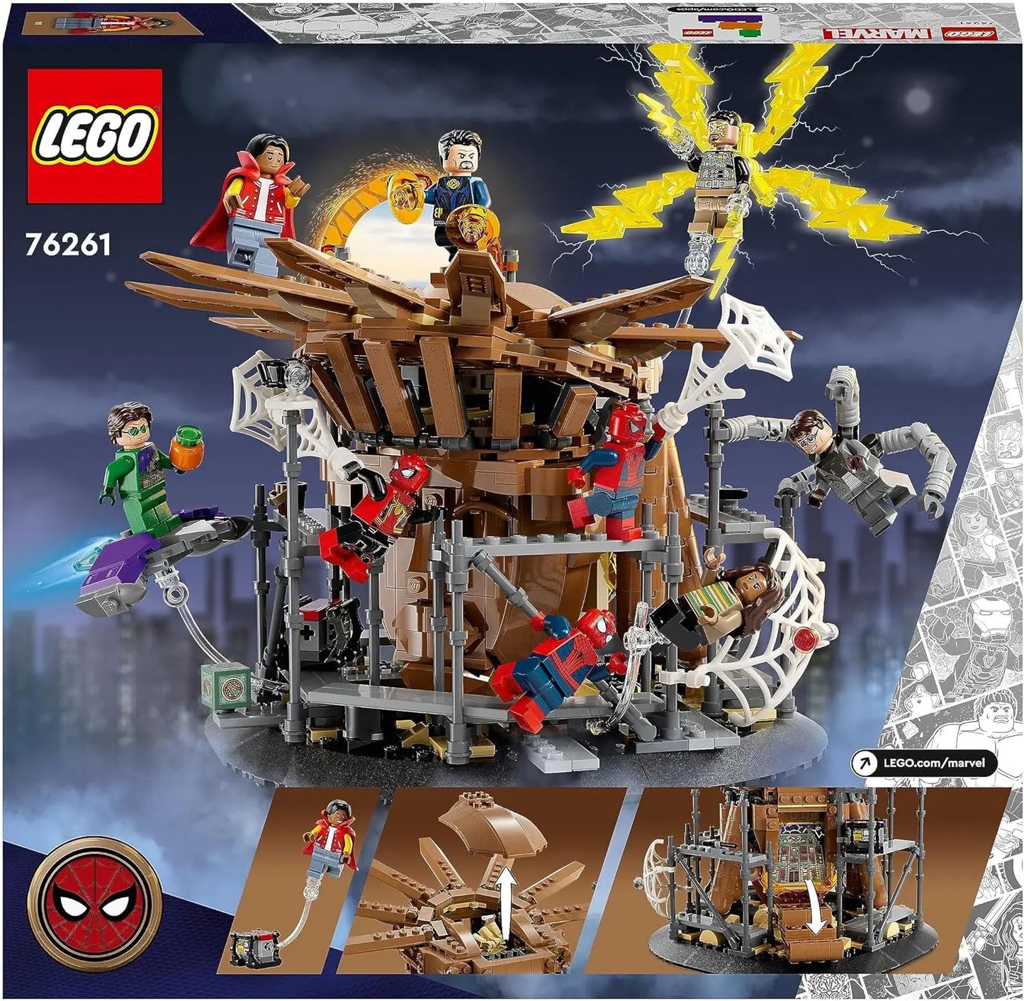 LE COMBAT FINAL DE SPIDER-MAN  LEGO 76261 Marvel Le Combat Final de Spider-Man, Recréez la Scène de Spider-Man & 76255 Marvel Le Nouveau Vaisseau des Gardiens Volume 3, Jouet Navette Spatial des Gardiens de la Galaxie TECIN HOLDING