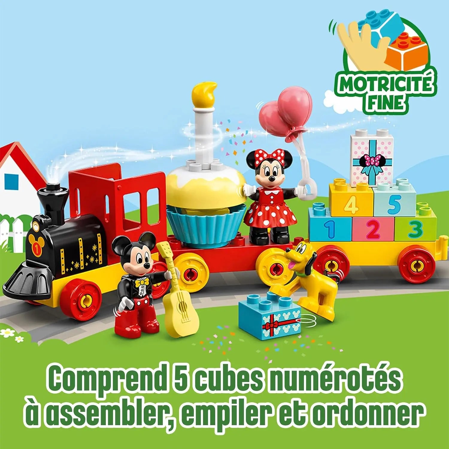 poupée LEGO 10941 DUPLO Disney Mickey & Minnie Birthday Train COROLLE