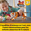 lego LEGO 31129 Creator 3 en 1 Sa Majesté Le Tigre, Jouets Animaux pour Filles et Garçons Figurines Panda, Poisson lego