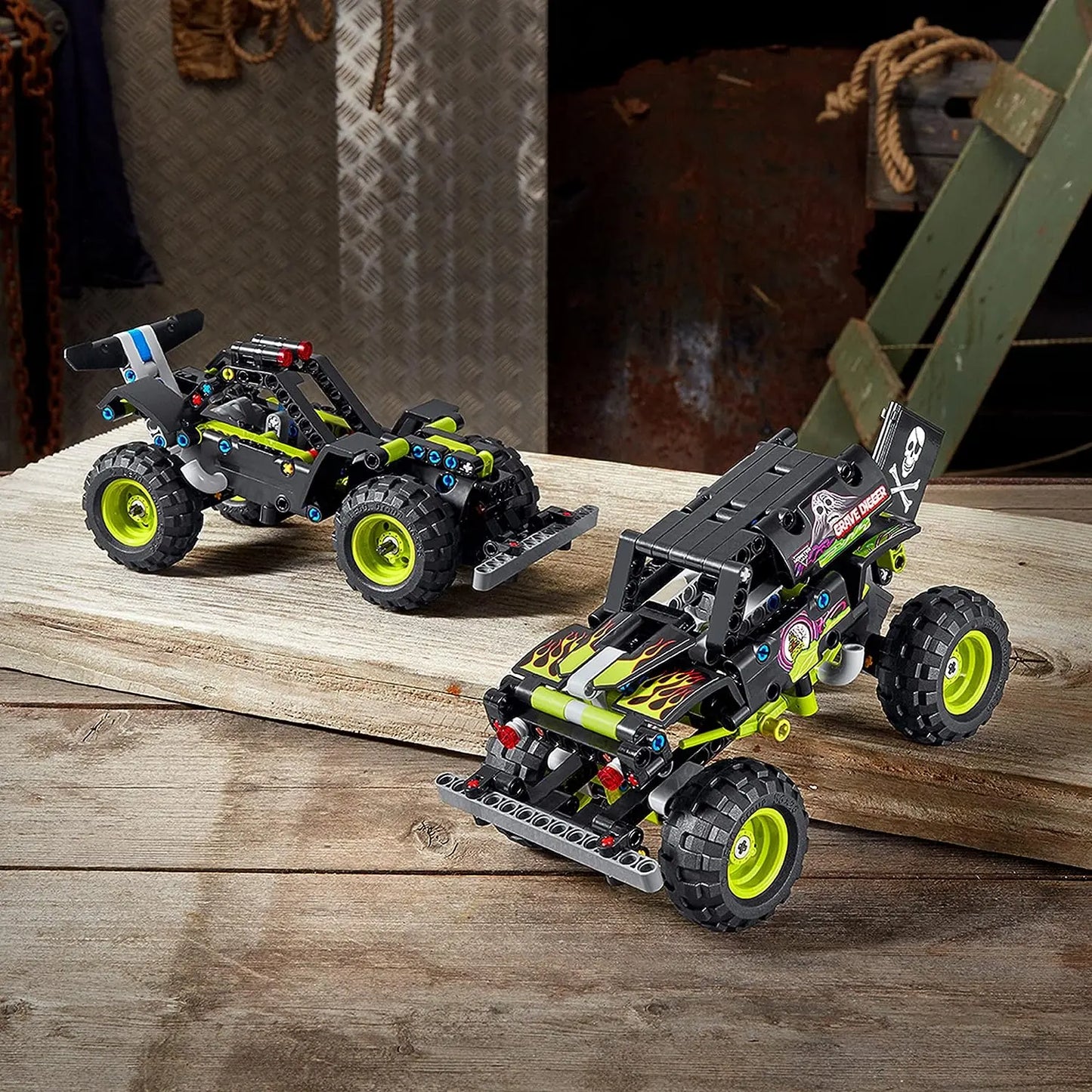 Jeux LEGO 42118 Technic Monster Jam Grave Digger, Voiture Télécommandée Tout-Terrain, Monster Truck Jouet, Buggy Radiocommandé, Cadeau Enfants Dès 7 Ans lego