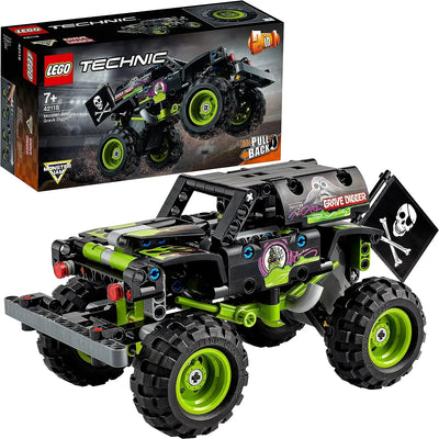 Jeux LEGO 42118 Technic Monster Jam Grave Digger, Voiture Télécommandée Tout-Terrain, Monster Truck Jouet, Buggy Radiocommandé, Cadeau Enfants Dès 7 Ans lego