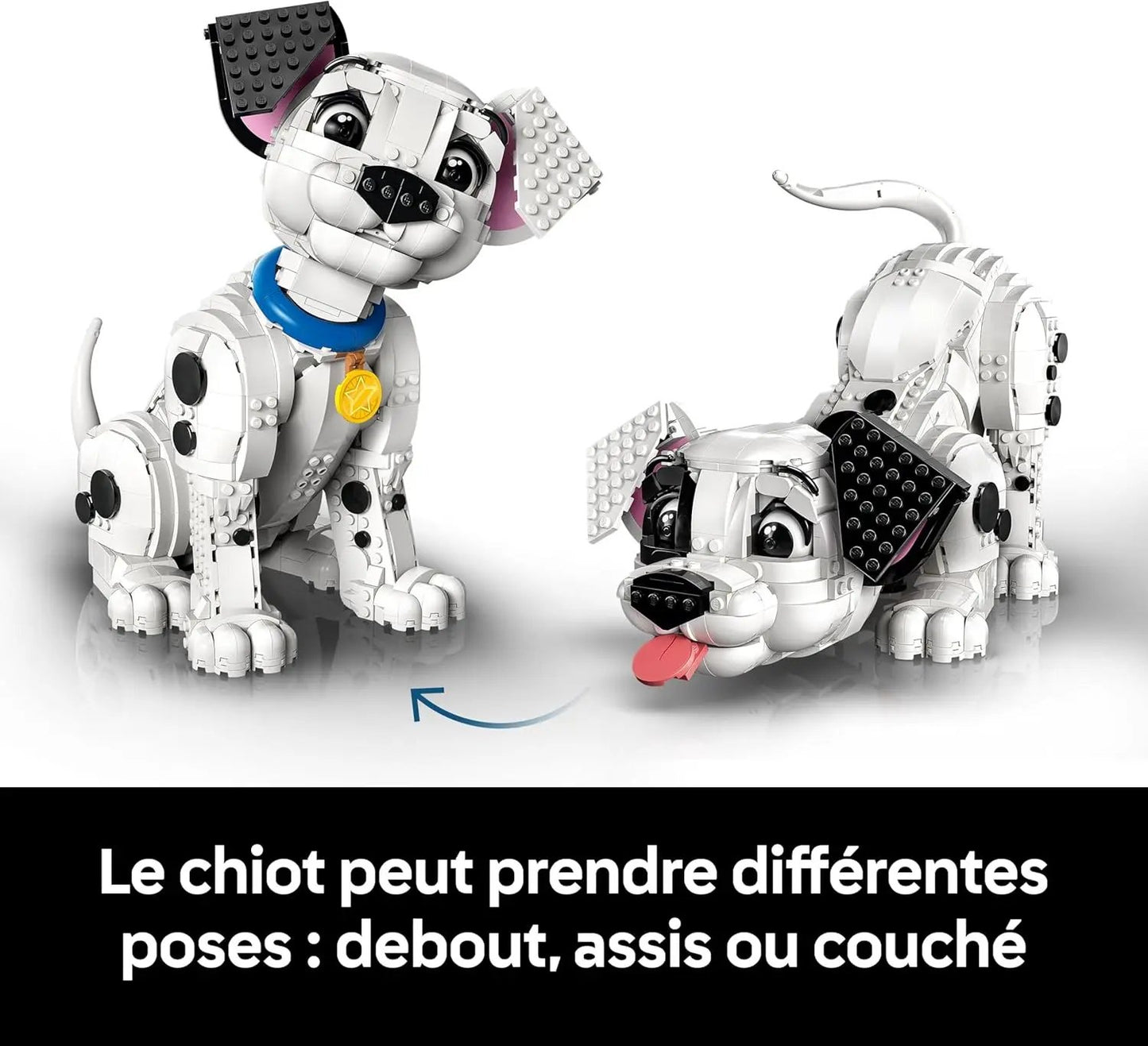 jouet lego LEGO 43269  Disney Le Chiot des 101 Dalmatiens - Set de Construction Personnalisable pour Adulte - Figurine à Transformer 5702017813967 LEGO