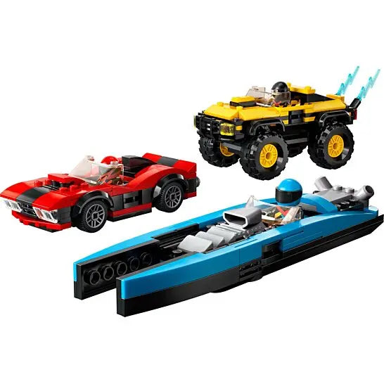 jouet LEGO 60395 Le Pack de véhicules de course lego