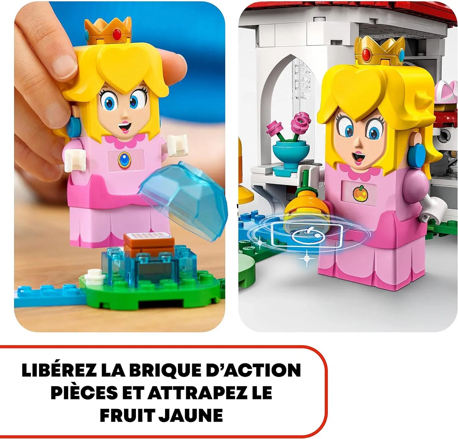 jouet pour enfant LEGO 71407 Super Mario Ensemble d’Extension La Tour Gelée et Le Costume de Peach Chat lego