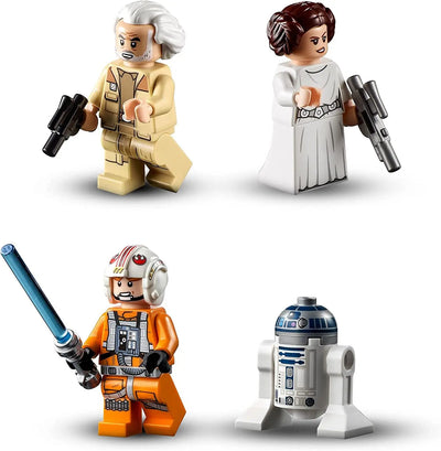 LEGO 75301 Star Wars Le X-Wing Fighter de Luke Skywalker, Jouet Vaisseau Spatial, Figurines, Princesse Leia, Droïde R2-D2, Idée Cadeau Enfants 9 Ans SKYN
