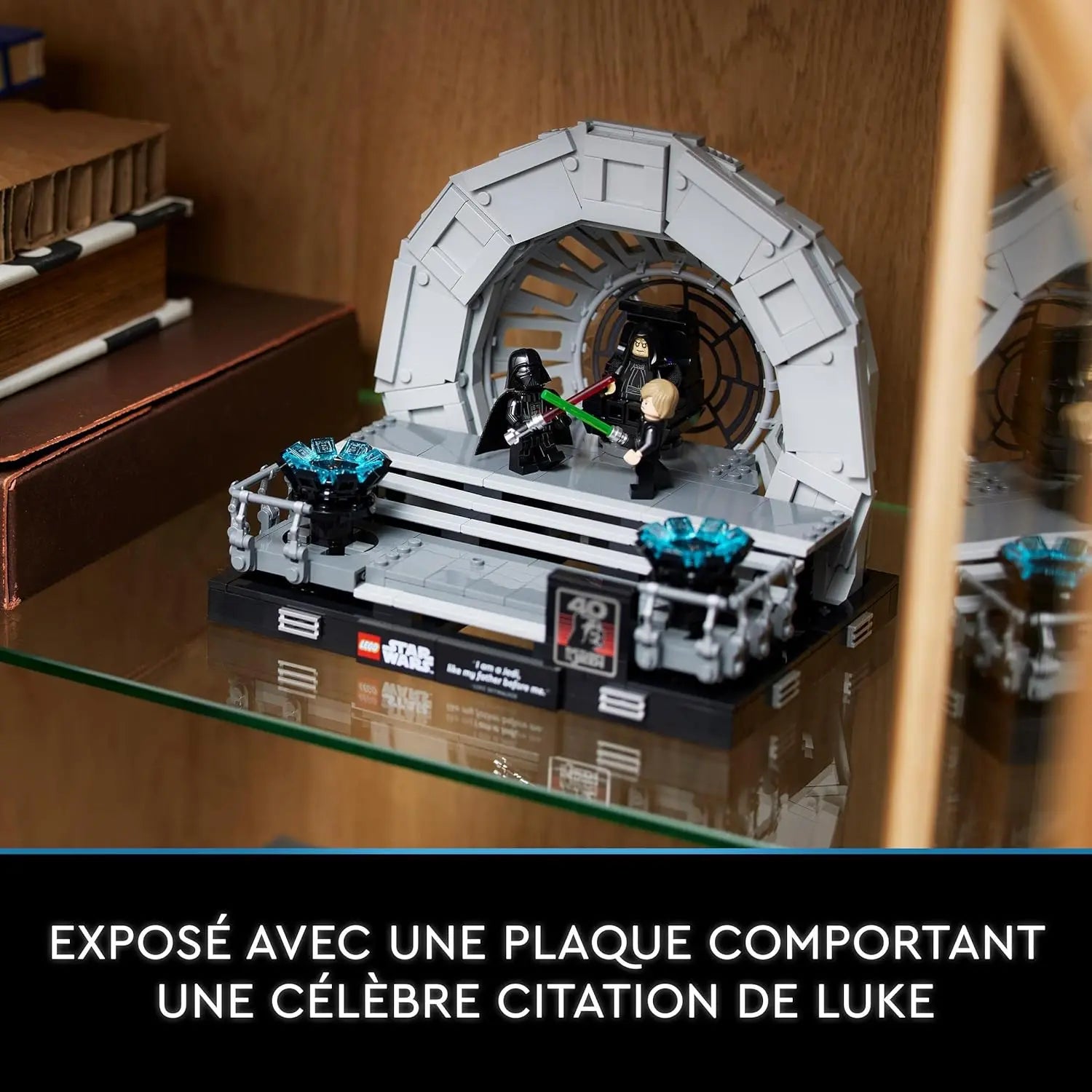 jouet LEGO 75352 Star Wars Diorama de la Salle du Trône de l’Empereur, Maquette avec Sabres Laser, Retour du Jedi 40e Anniversaire, avec Minifigurines Luke Skywalker et Dark Vador lego