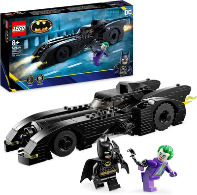 lego LEGO 76224 DC La Batmobile : Poursuite Entre Batman et Le Joker, Jouet de Voiture Batmobile 1989 et 2 Minifigurines, Maquette avec Batarang, Idée de Cadeau Super Héros pour Enfants, Garçons et Filles lego