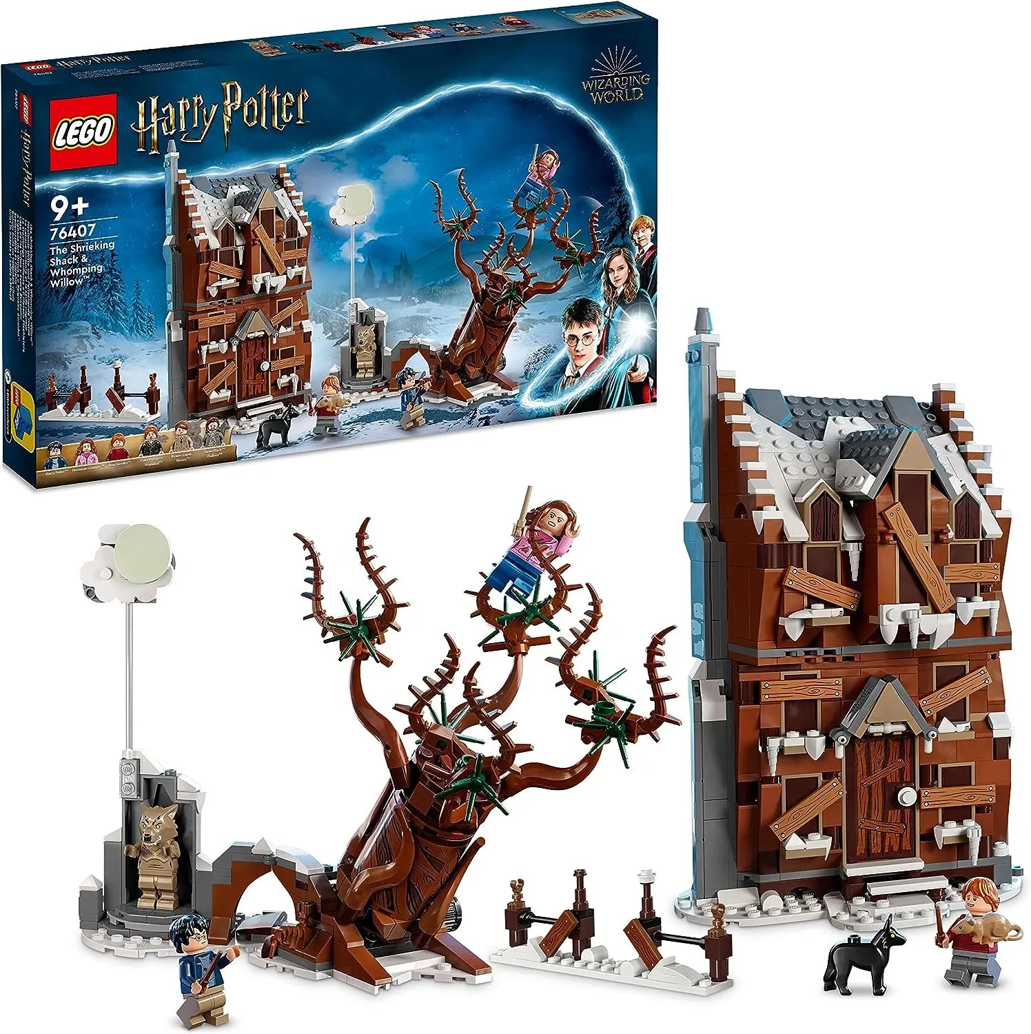 lego LEGO 76407 Harry Potter La Cabane Hurlante Et Le Saule Cogneur, Jouet sur Prisonnier D'Azkaban, Set pour Enfants De 9 Ans, Idée Cadeau Anniversaire lego