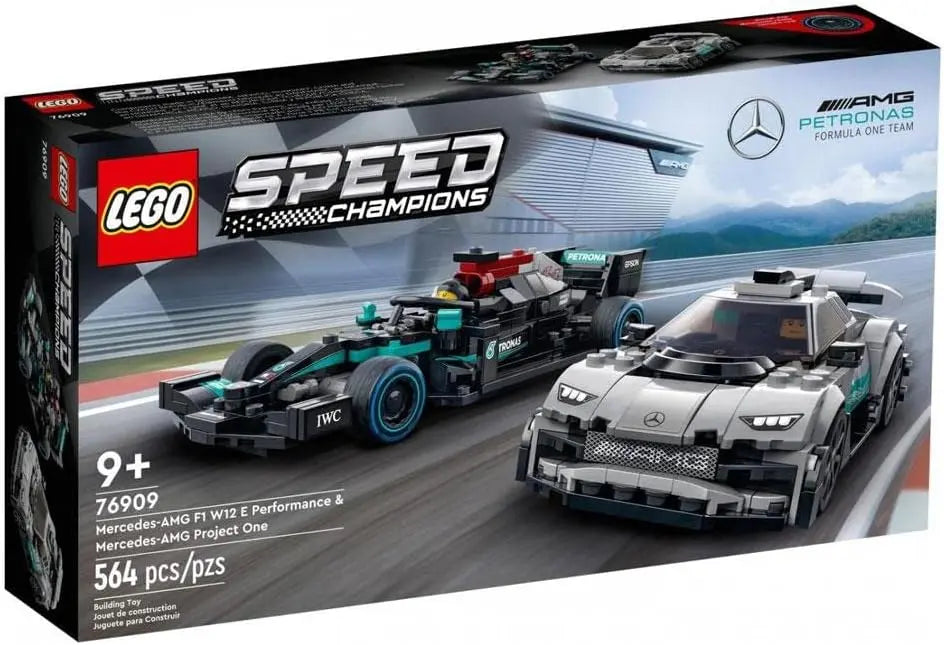 lego LEGO 76909 Speed Champions Mercedes-AMG F1 W12 E Performance & Mercedes-AMG Project One lego