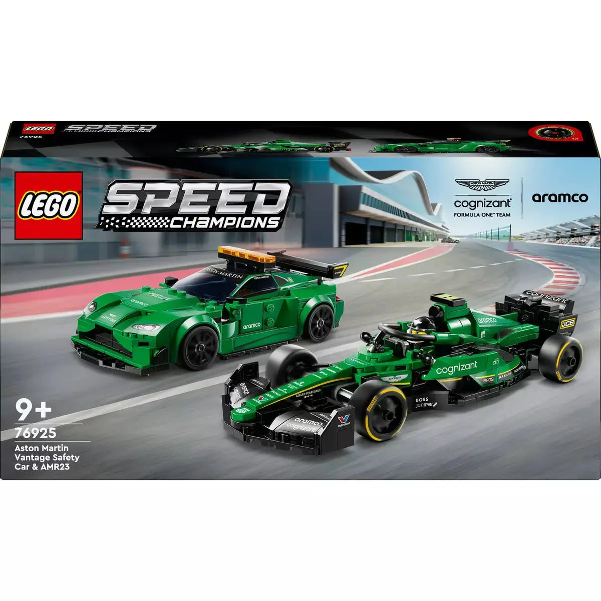 jouet LEGO Aston Martin Safety Car & AMR23 lego