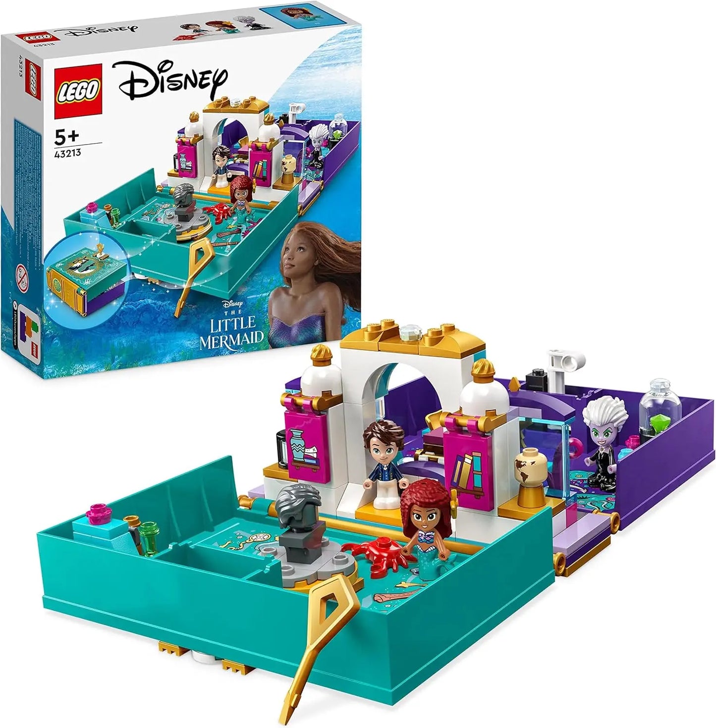 jouet LEGO Disney 43213 Le livre d’histoire La Petite Sirène lego