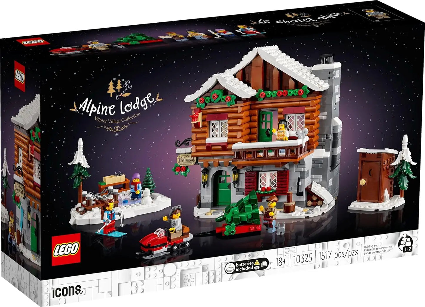 jouet LEGO Icônes 10325 Chalet alpin, édition collector 5702017416953 lego