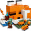 jouet pour enfant LEGO Minecraft 21178 Le refuge renard lego