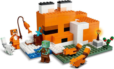 jouet pour enfant LEGO Minecraft 21178 Le refuge renard lego