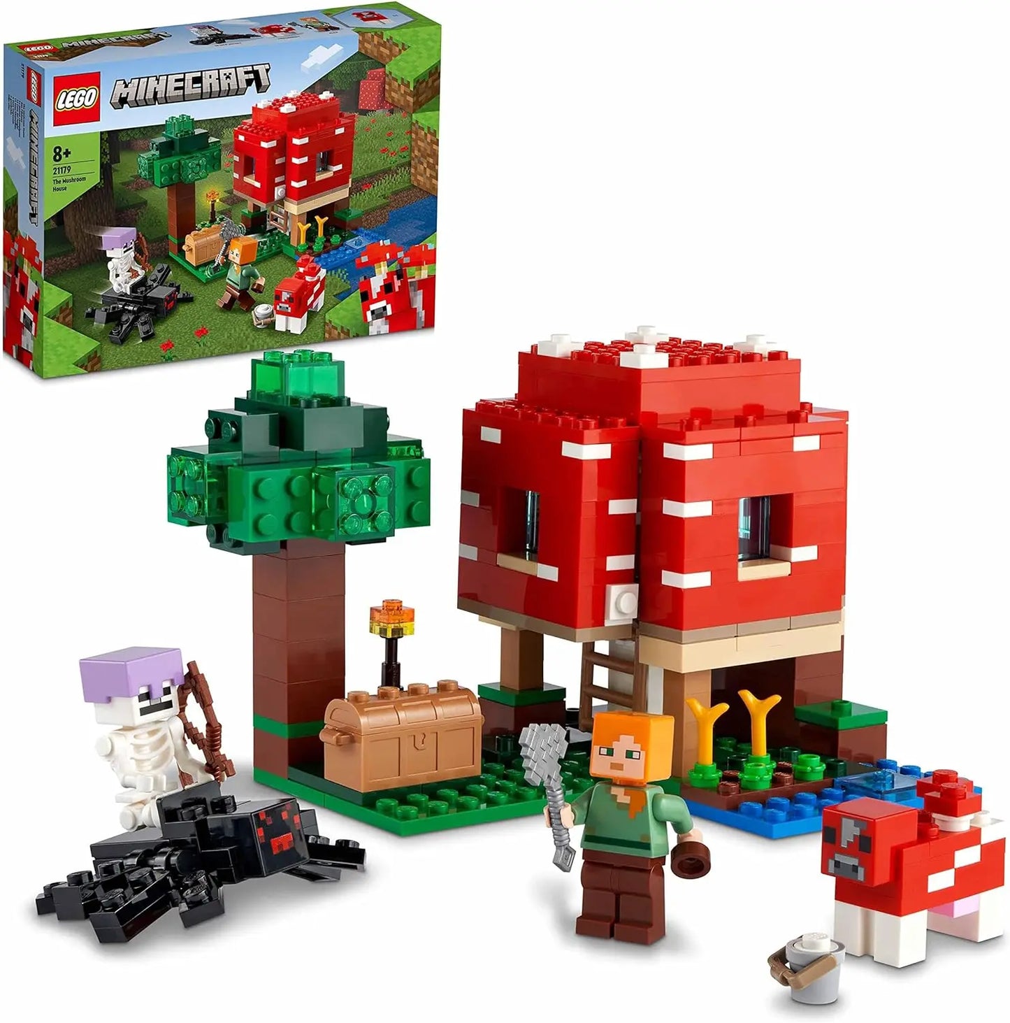 lego LEGO Minecraft 21179 La maison champignon lego