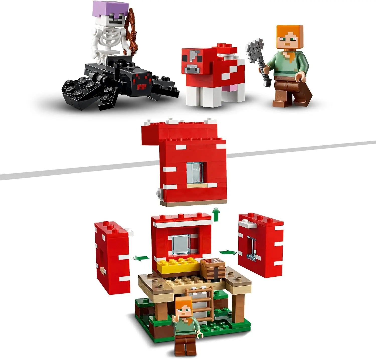 lego LEGO Minecraft 21179 La maison champignon lego