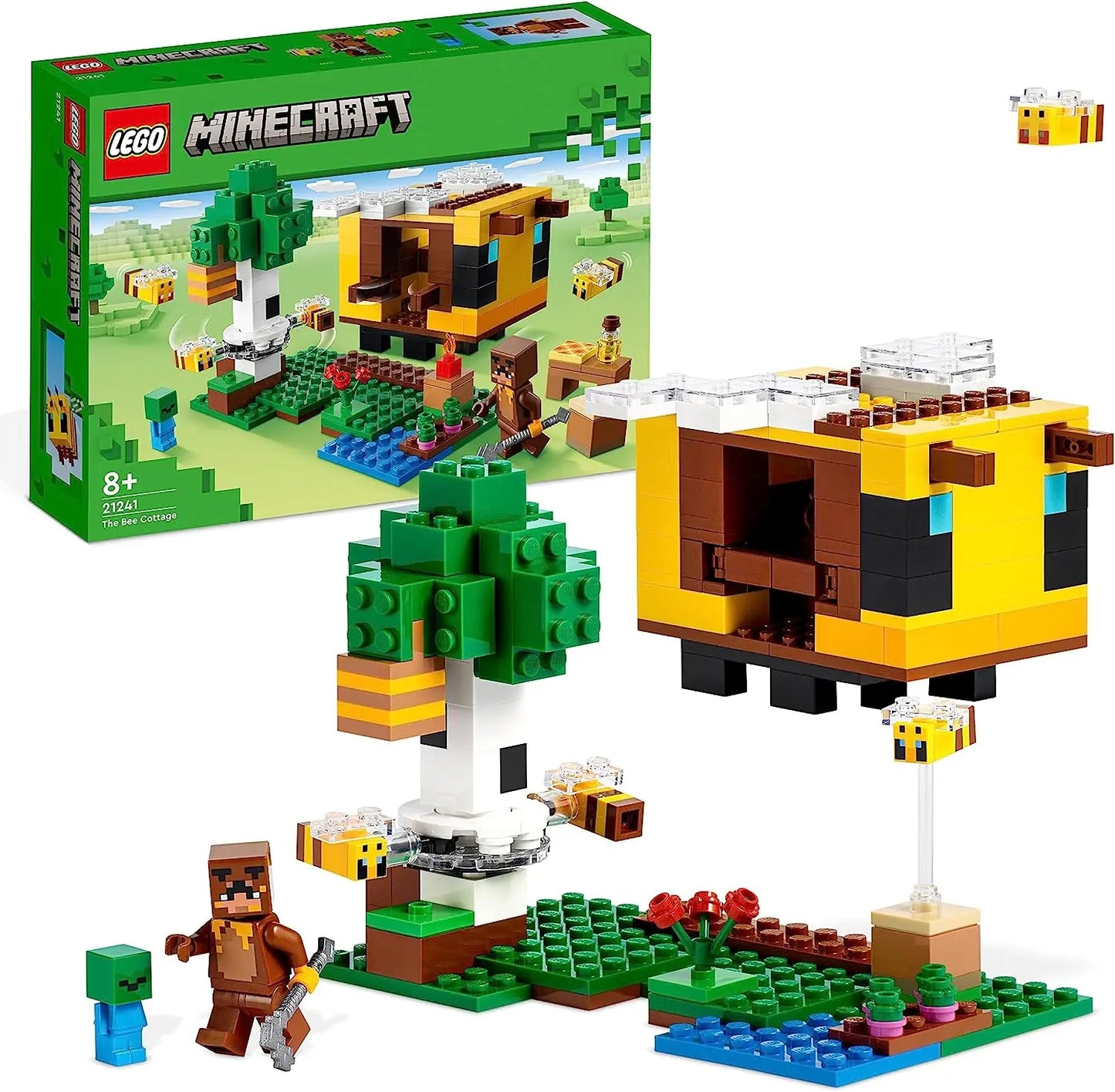 jouet pour enfant LEGO Minecraft 21241 La cabane abeille Liscianigiochi