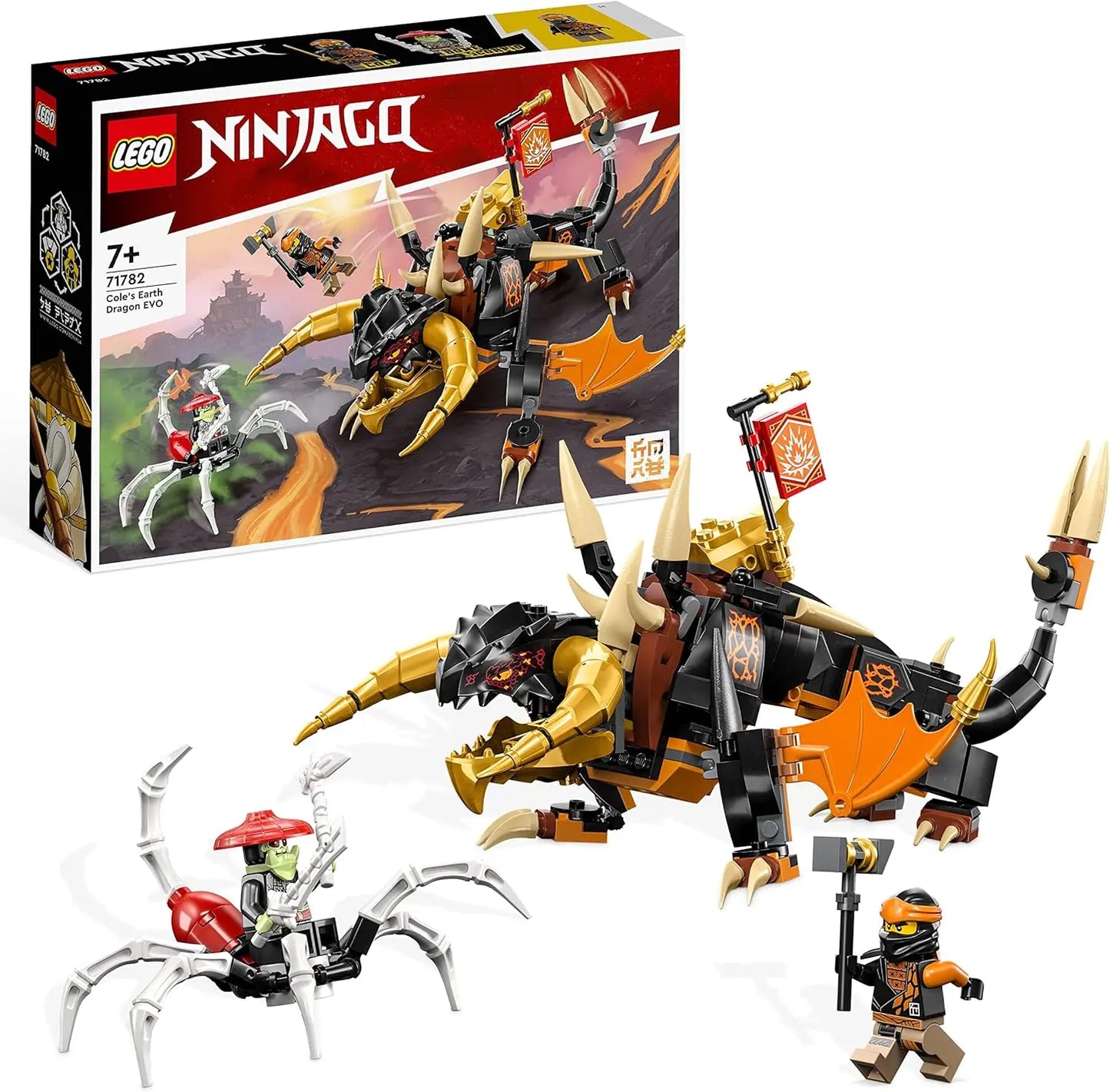 jouet LEGO Ninjago 71782 Le Dragon de terre de Cole lego