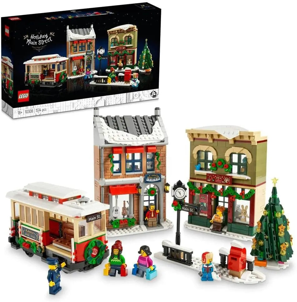 jouet pour enfant LEGO Saisonnier Noël Haut Rue Set 10308 Epoch