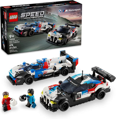 LEGO Speed Champions Voitures de Course BMW M4 GT3 et BMW M Hybrid V8, Véhicules Jouet pour Enfants, 2 Modèles à Construire, 2 Figurines de Pilotes, 76922 5702017583754 - TECIN HOLDING