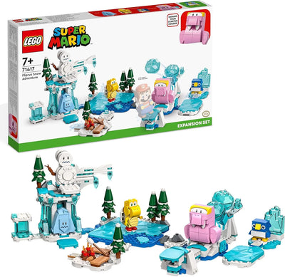 jouet LEGO Super Mario 71417 Ensemble d’Extension L'Aventure dans la Neige de Morsinet, Jouet pour Enfants à Combiner avec Pack de Démarrage, et Figurines Congélo lego