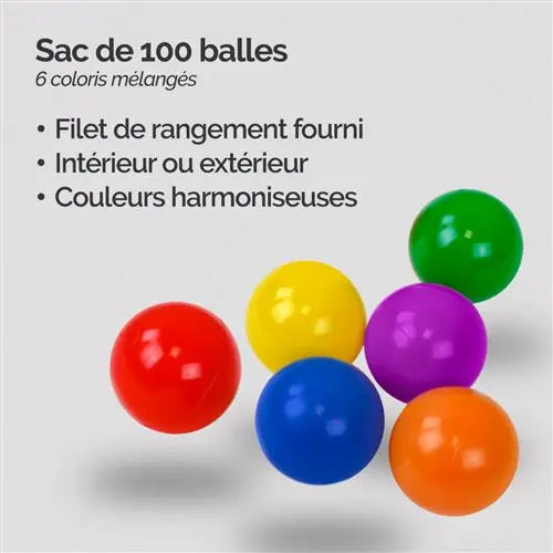 balles de piscine LITTLETOM Balles Piscine a Balles 5,5cm Boules pour Piscine à Boules Littletom