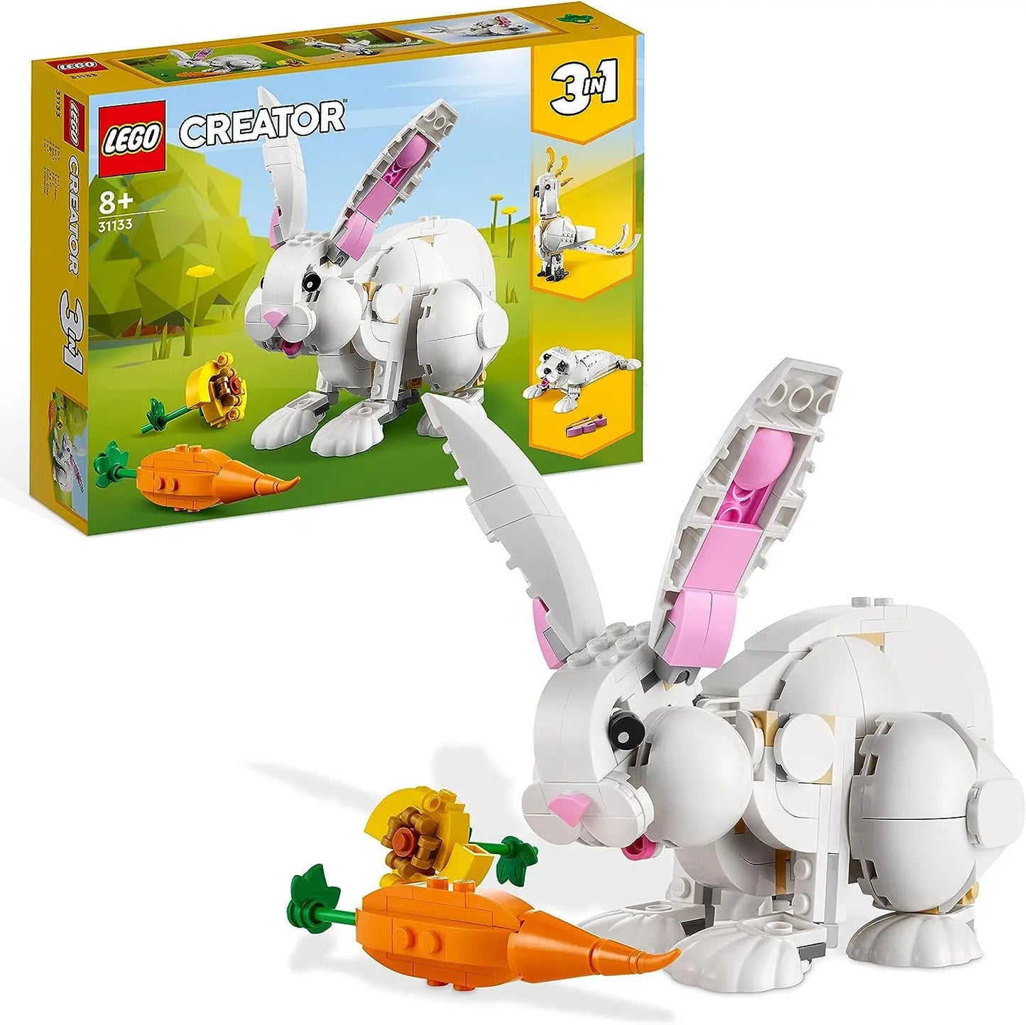 jouet pour enfant Lego Creator 31133 Lapin blanc lego