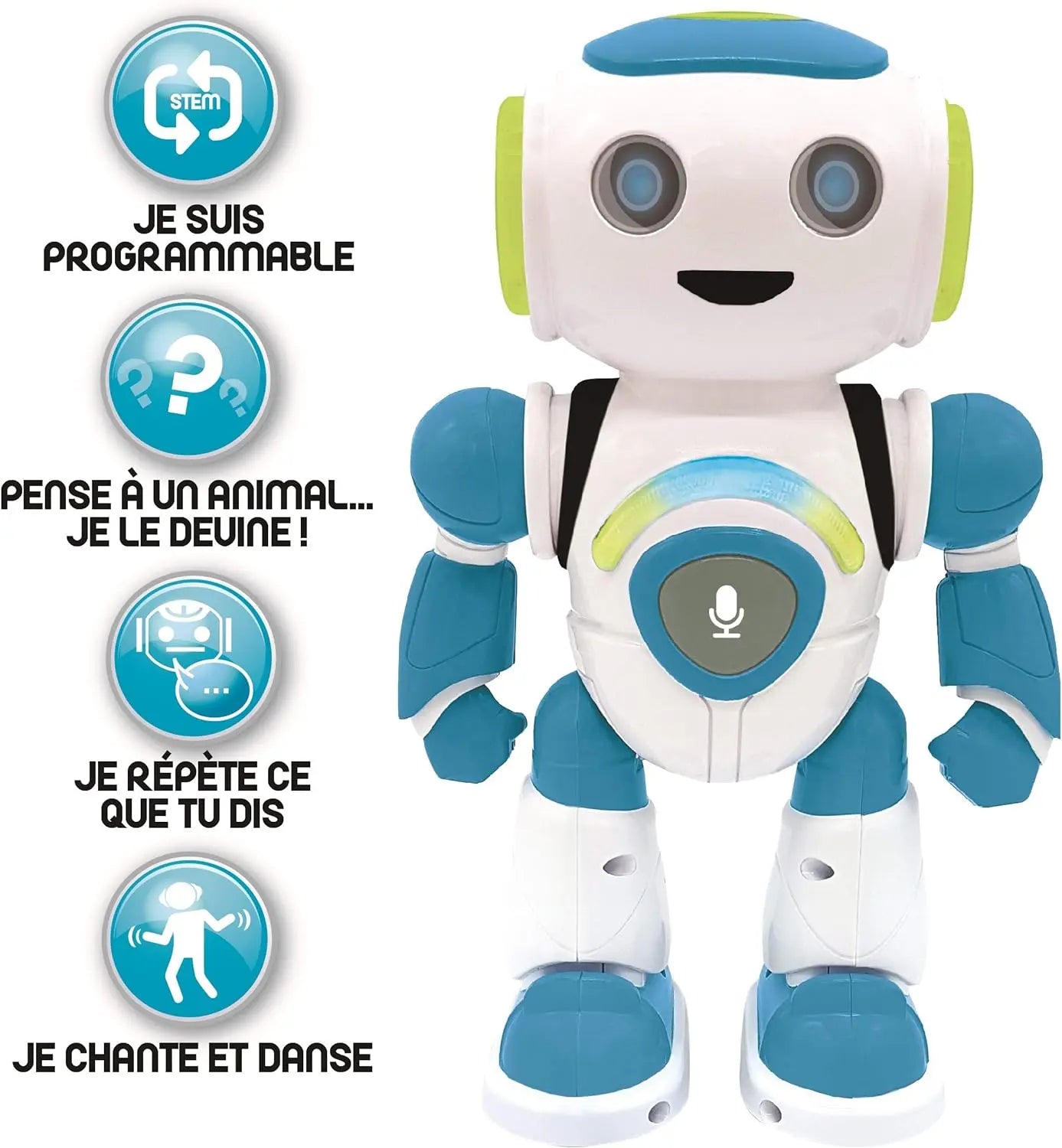 Jouetq pour enfant Lexibook Powerman JUNIOR Mon Robot Intelligent qui lit dans les pensées LEXIBOOK