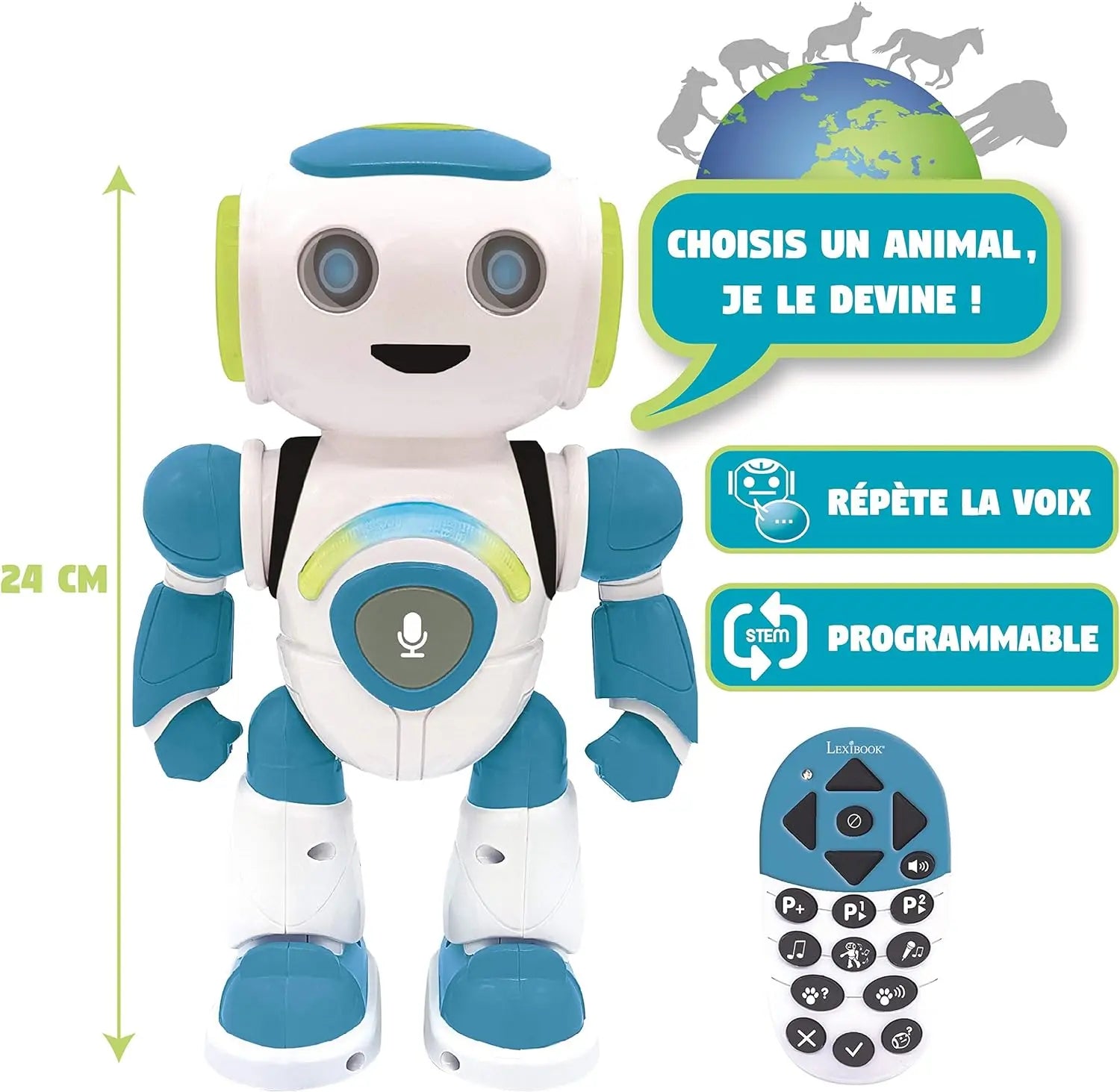 Jouetq pour enfant Lexibook Powerman JUNIOR Mon Robot Intelligent qui lit dans les pensées LEXIBOOK