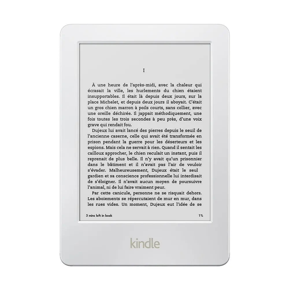 Liseuse Kindle, écran tactile 6 pouces blanc amazon