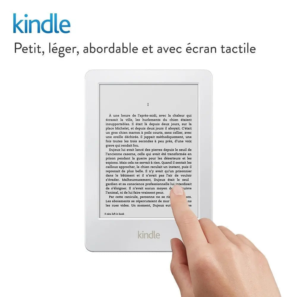 Toute nouvelle Liseuse Kindle, écran tactile 6blanc – TECIN HOLDING