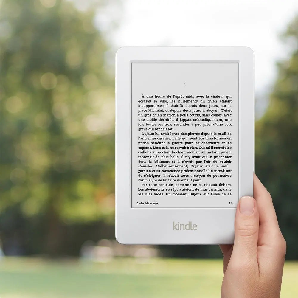Liseuse Kindle, écran tactile 6 pouces blanc amazon