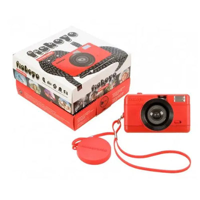Photo Frame Lomography FishEye Point-n-Shoot 35mm Camera, Red - Special Limited Edition UPC