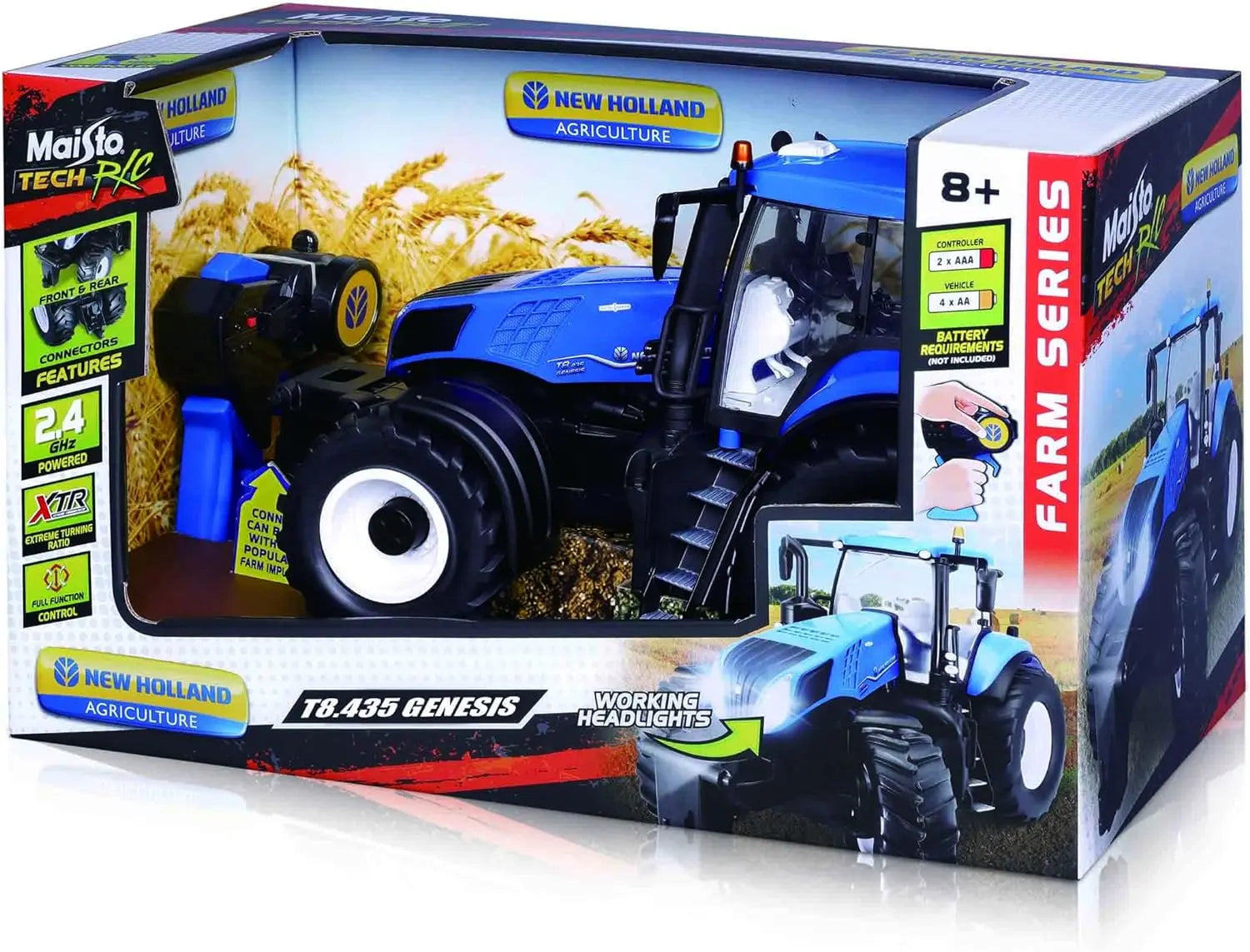 jouet pour enfant Maisto Tech RC Tracteur New Holland Schleich