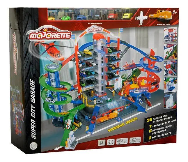 jeu de conduite Majorette Super City Garage lego