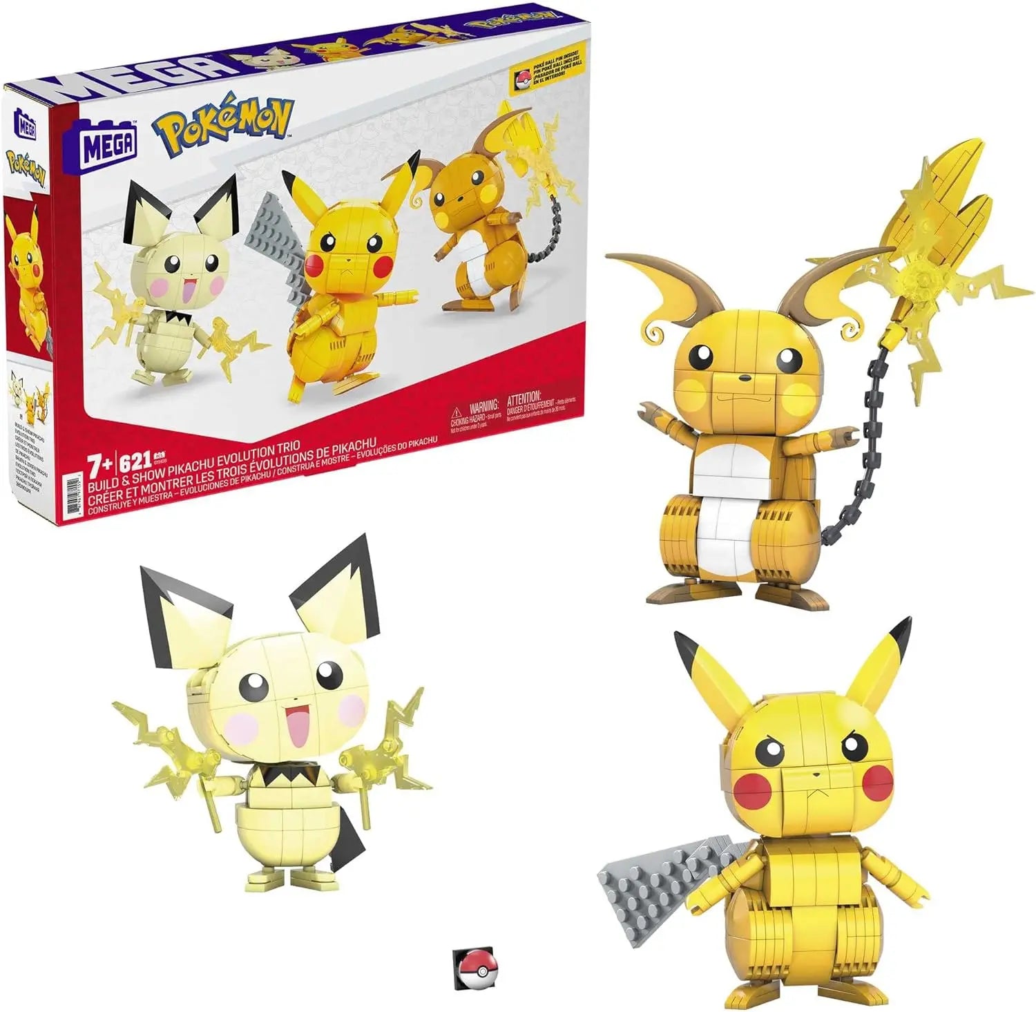 jouet pour enfant Mattel Mega Pokémon – Coffret Évolution Magicarpe Mattel