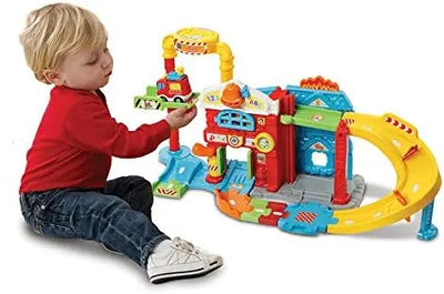 jeux de conduite Maxi Caserne De Pompiers Tut Tut Bolides Vtech playmobil