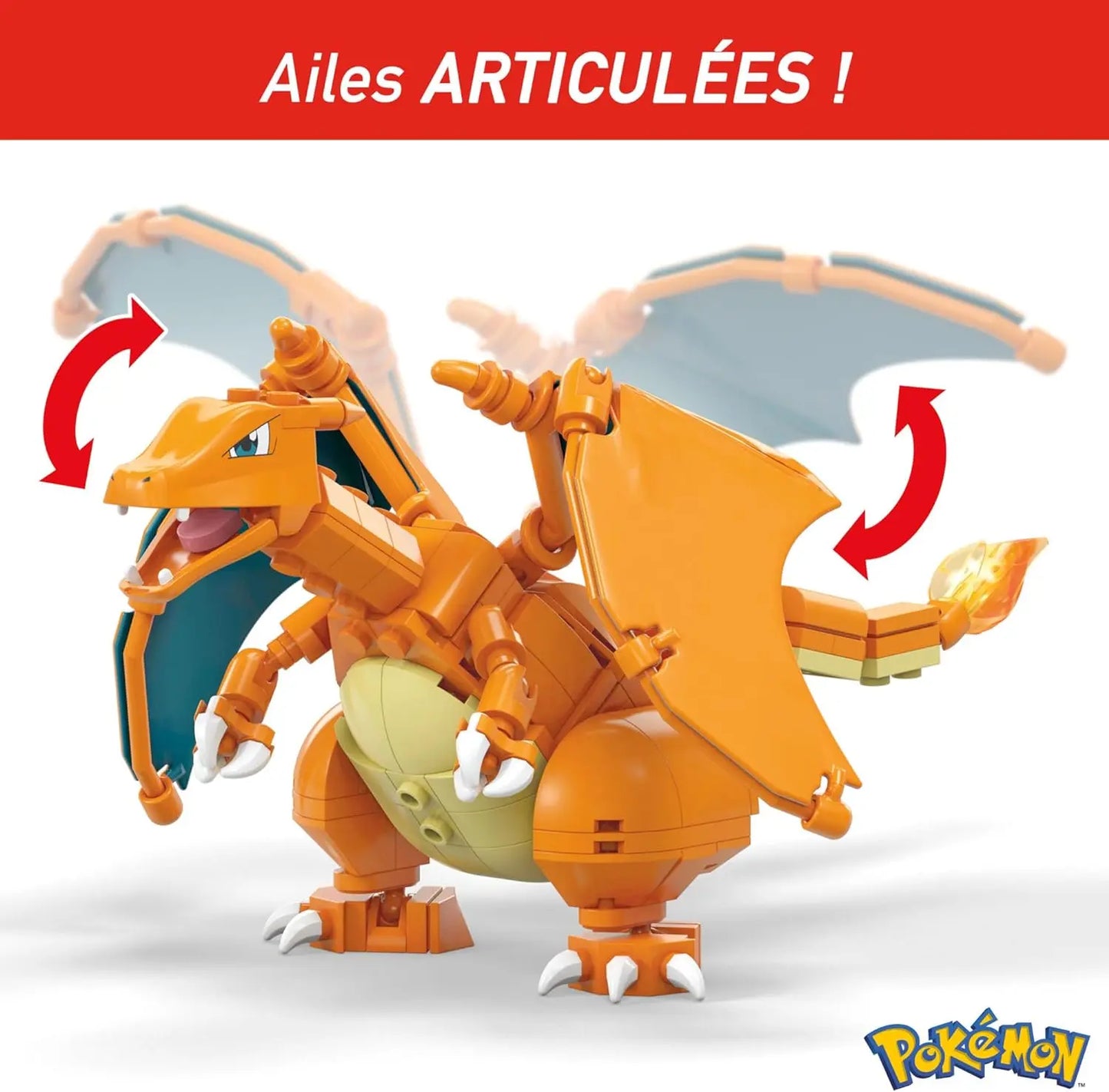 Jeu de construction Mega Construx Pokémon Dracaufeu Mega Brands