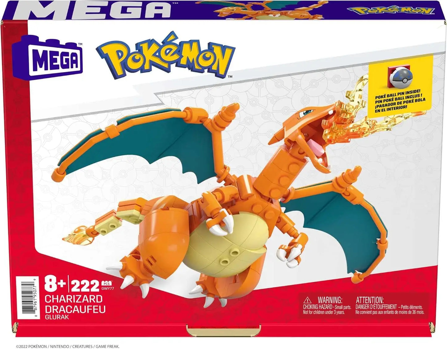 Jeu de construction Mega Construx Pokémon Dracaufeu Mega Brands