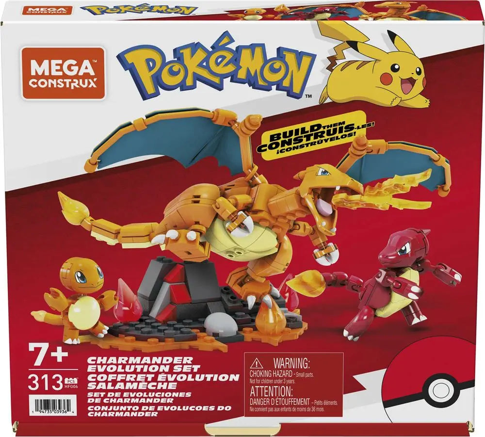 jouet électronique Mega Pokémon Construx Salamèche Buki France