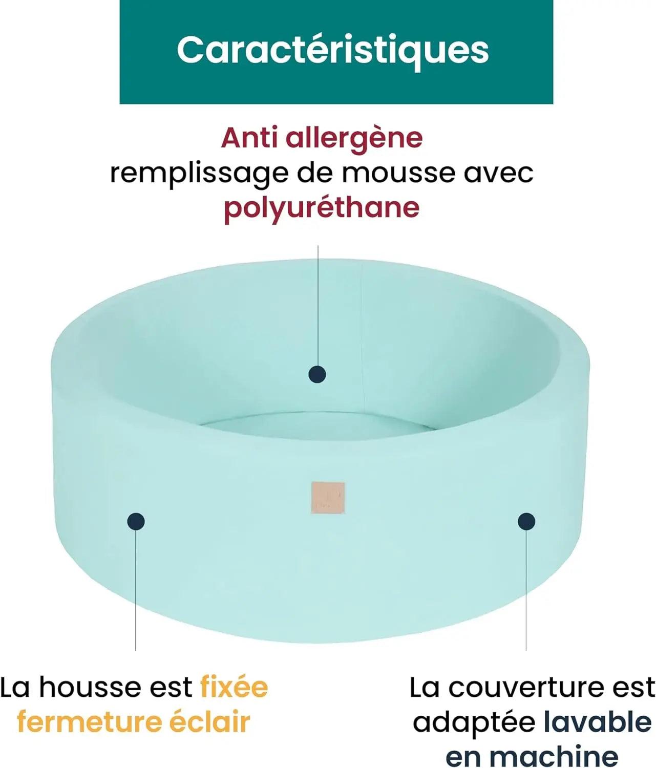 Jouetq pour enfant MeowBaby Piscine Balles Balles MeowBaby