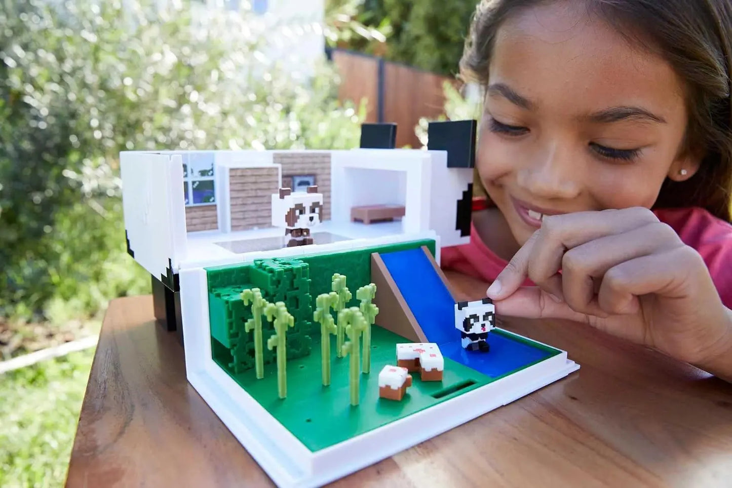 jouet Minecraft Playset Mob Head Minis La Maison du Panda Ferocity