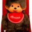 jouet pour enfant Monchhichi Garçon Bavoir Rouge 20 cm Monchhichi