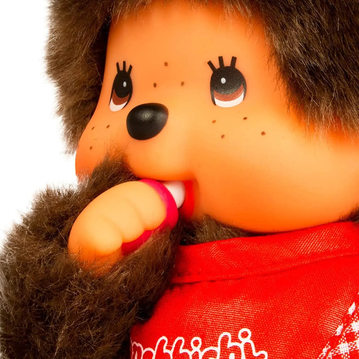 jouet pour enfant Monchhichi Garçon Bavoir Rouge 20 cm Monchhichi