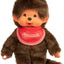 jouet pour enfant Monchhichi Garçon Bavoir Rouge 20 cm Monchhichi