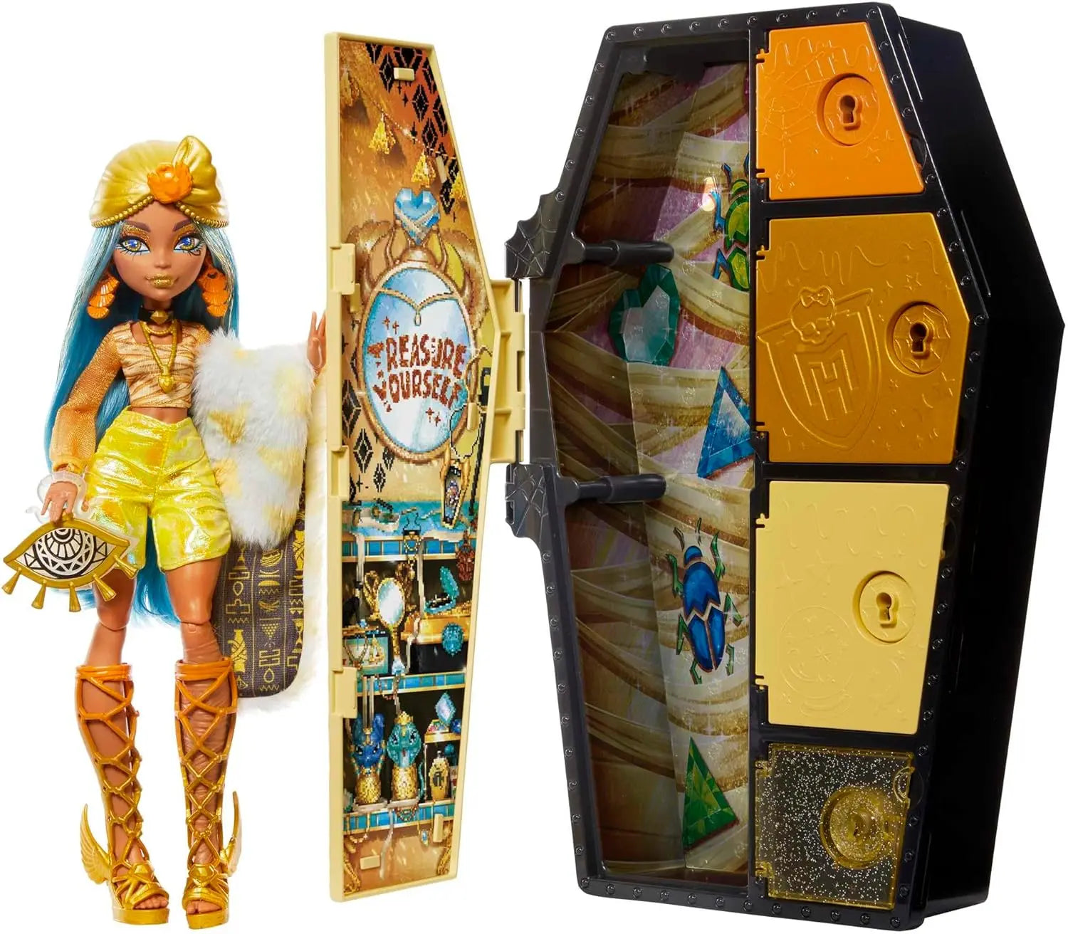 jouet Monster High Casier Secrets Cleo de Nile Barbie