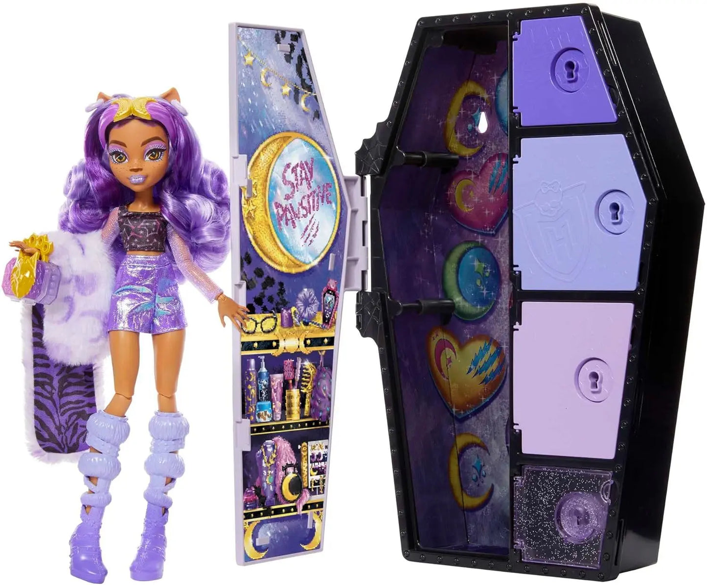 jouet pour filles Monster High Casiers Secrets de Clawdeen Wolf king jouet