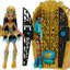 jouet Monster High Coffret Monstrueux Secrets Cleo De Nile avec poupée Cleo de Nile Énigmes Horribles, dressing et plus de 19 surprises Monster High