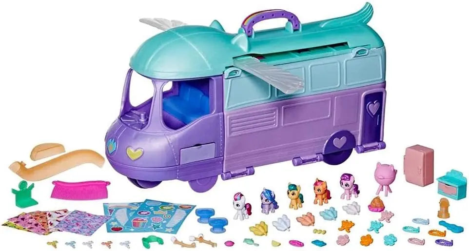 jouet pour enfant My Little Pony Mini Monde Magique Magic-Van COROLLE